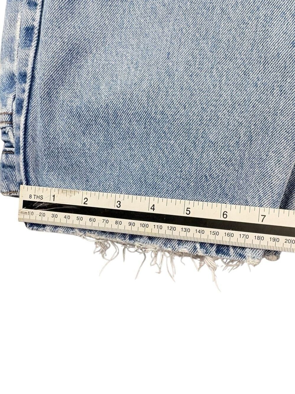 Vintage 90s Levi’s 550 Jeans 34x30 Orange Tab USA Light Wash Relaxed Distressed - Picture 10 of 16